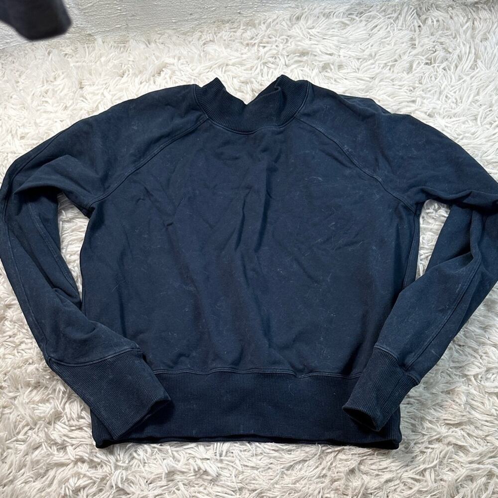Lululemon Ready to Roll Crew *Dye Acid Rubber Dye True Navy